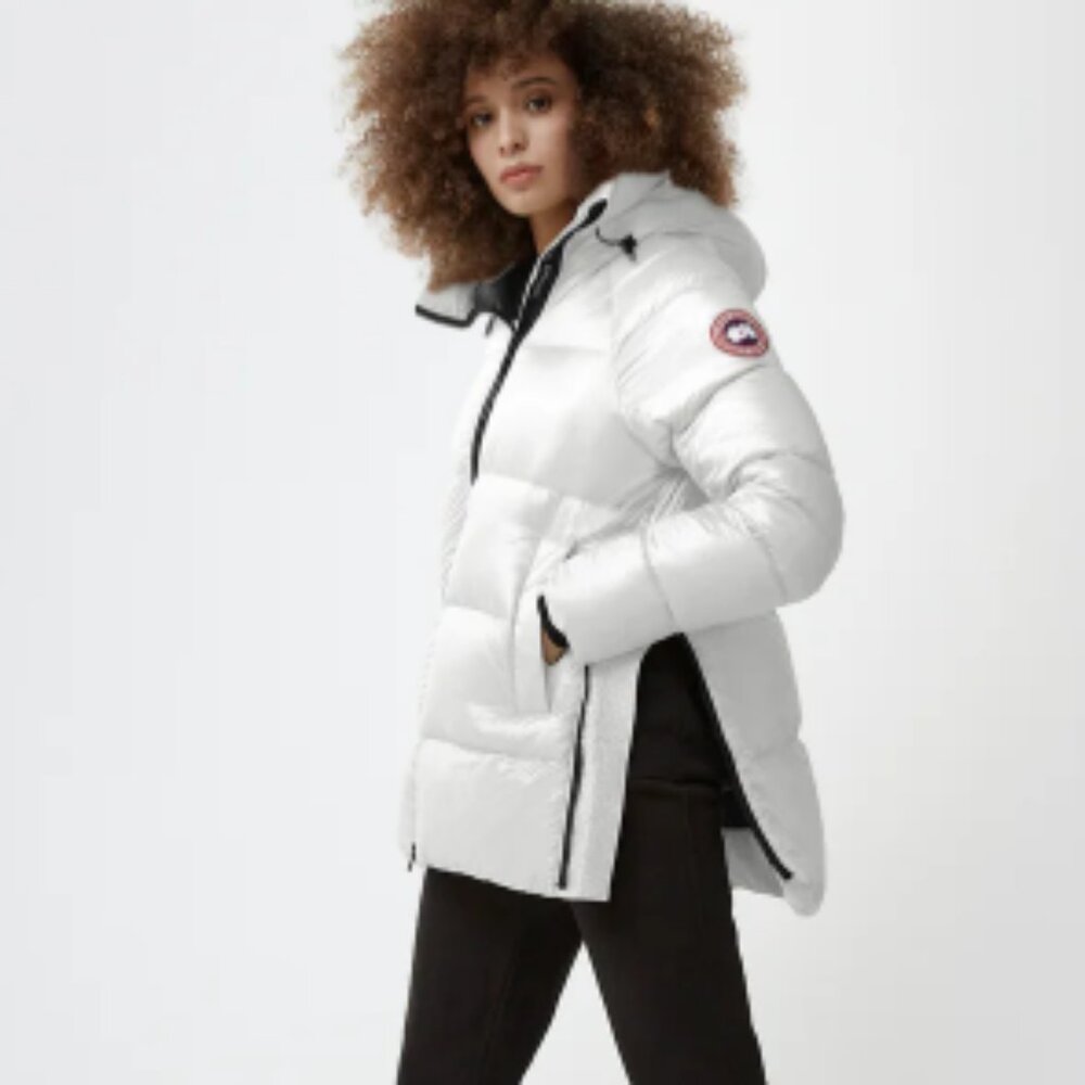 Canada Goose Silver Puffer Jacket